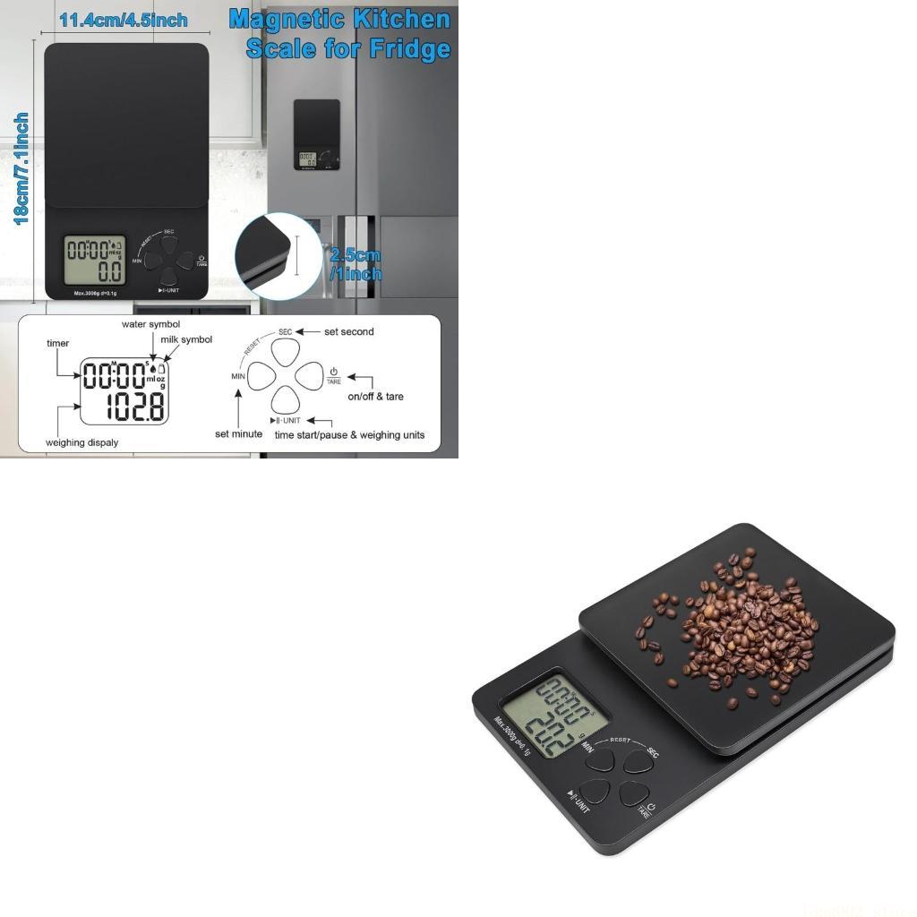 Scale Drip Timer - Timbangan Kopi D0AB dengan Timer Timbangan