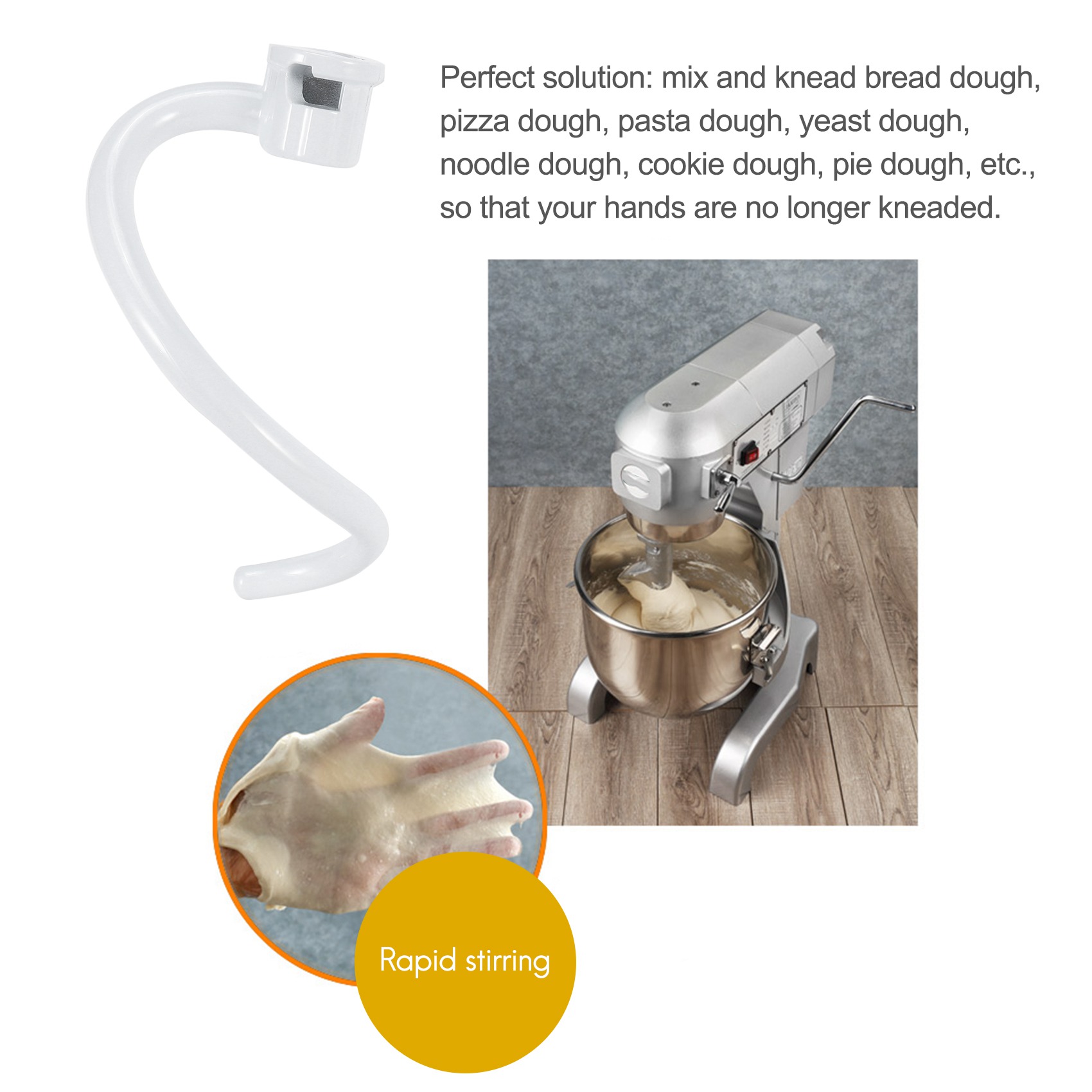 Kitchenaid Mixer Pro 600 - Pengganti Kait Adonan Spiral Pengaduk untuk