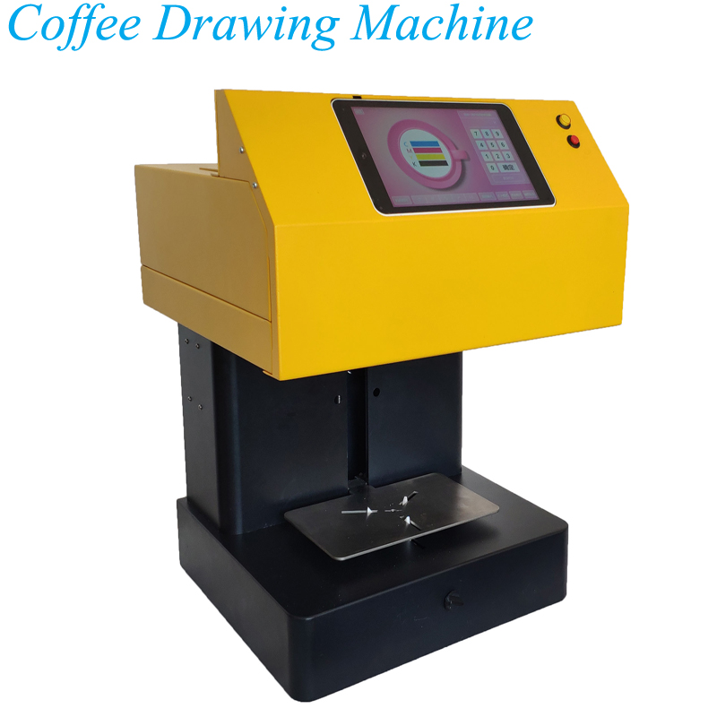Coffee Equipment Drawing - Mesin Gambar Latte kopi, pembuat seni
