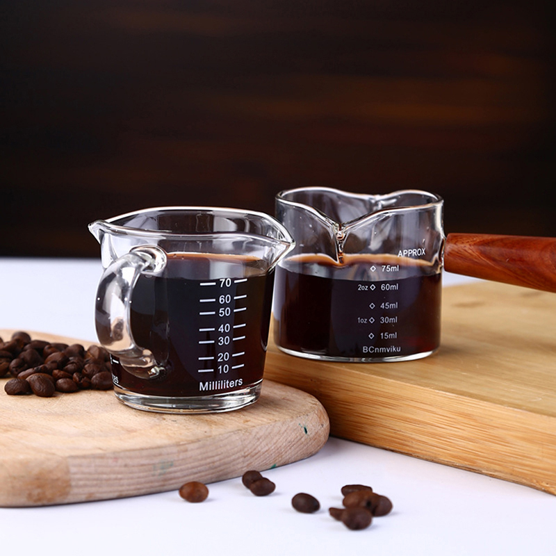 Espresso Shot Glass - 70/75Ml Gelas Espresso Double Spout Gelas