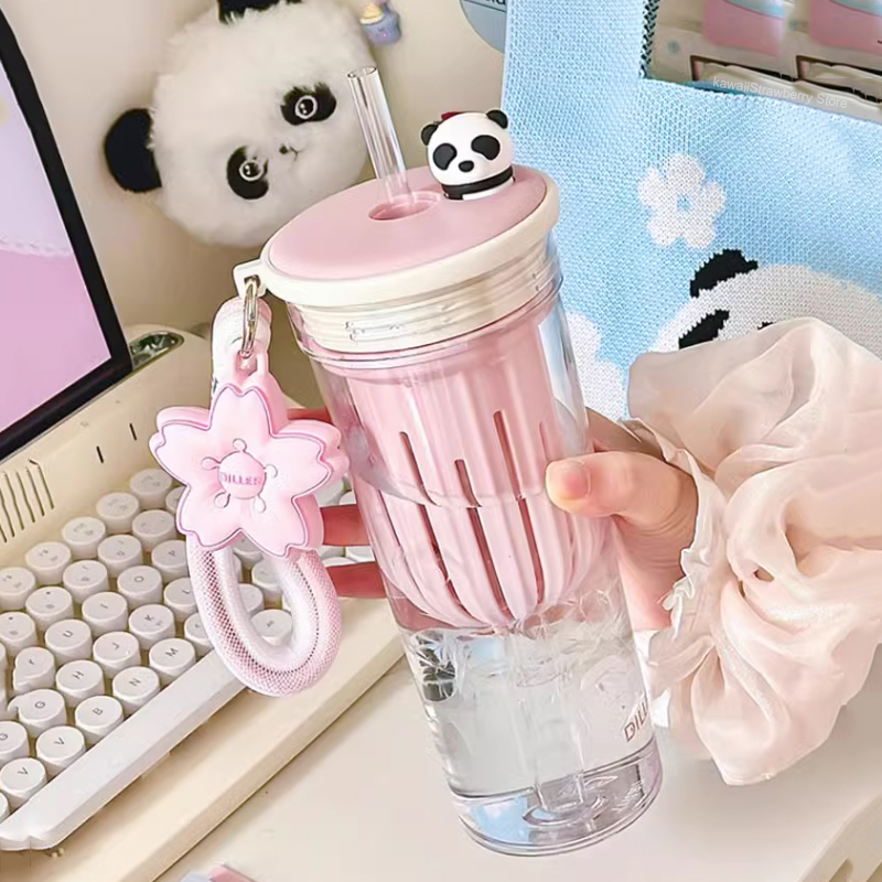 Coffee Equipment Filter - Botol air lucu 650ml dengan penyaring