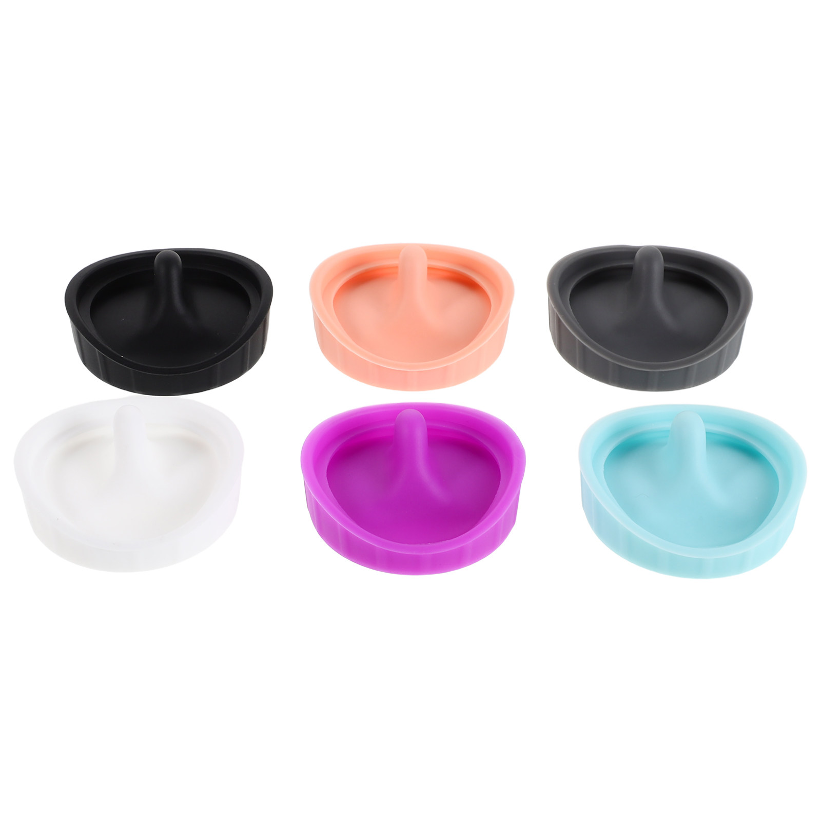 Bean Hopper Lid - 6 Buah Penutup Mulut Botol Silikon
