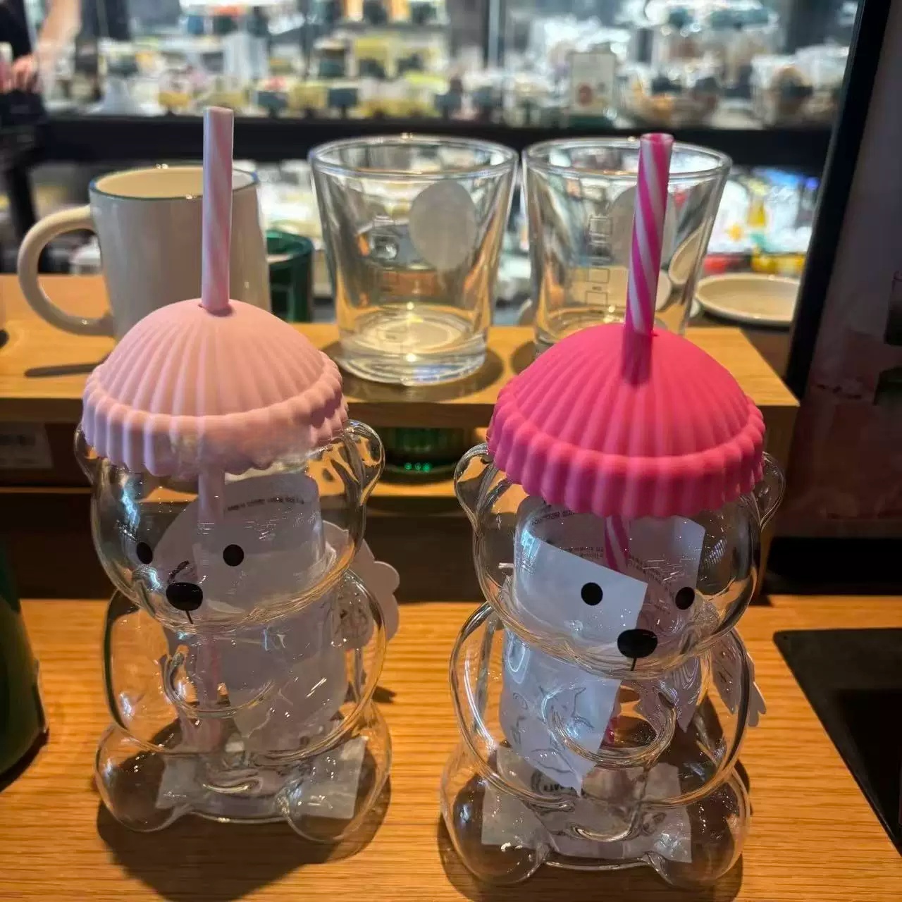 Gelas Sedotan Bentuk Beruang B - Espresso Shot Glass ulasan dan harga