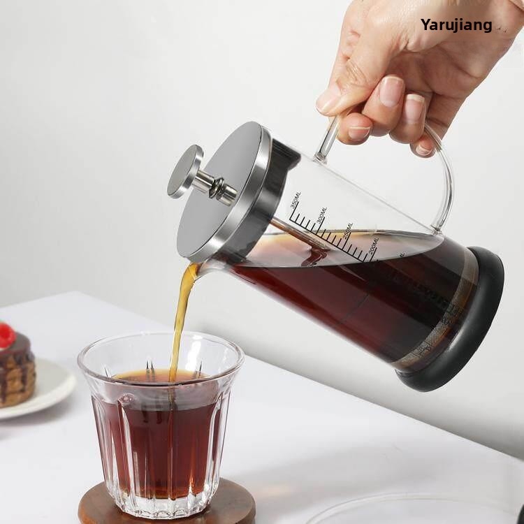 Teko Kopi French Press Kaca, P - Coffee Equipment Filter ulasan dan harga