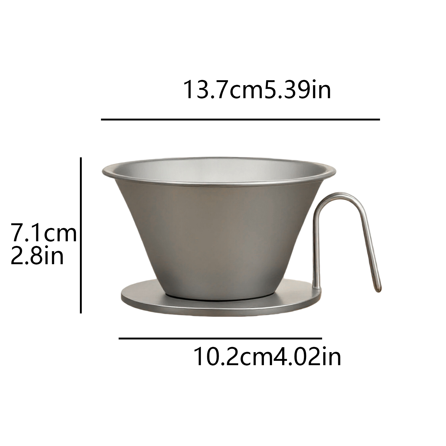 Cangkir Filter Kopi Titanium M - Coffee Equipment Filter ulasan dan harga