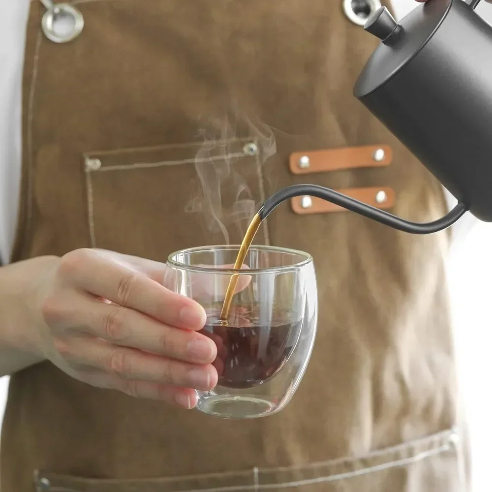 6 buah cangkir kopi kaca dindi - Espresso Shot Glass ulasan dan harga