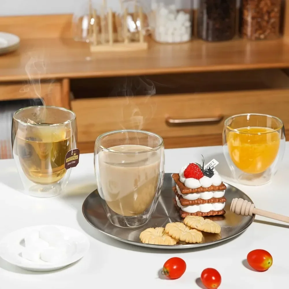 6 buah cangkir kopi kaca dindi - Espresso Shot Glass ulasan dan harga