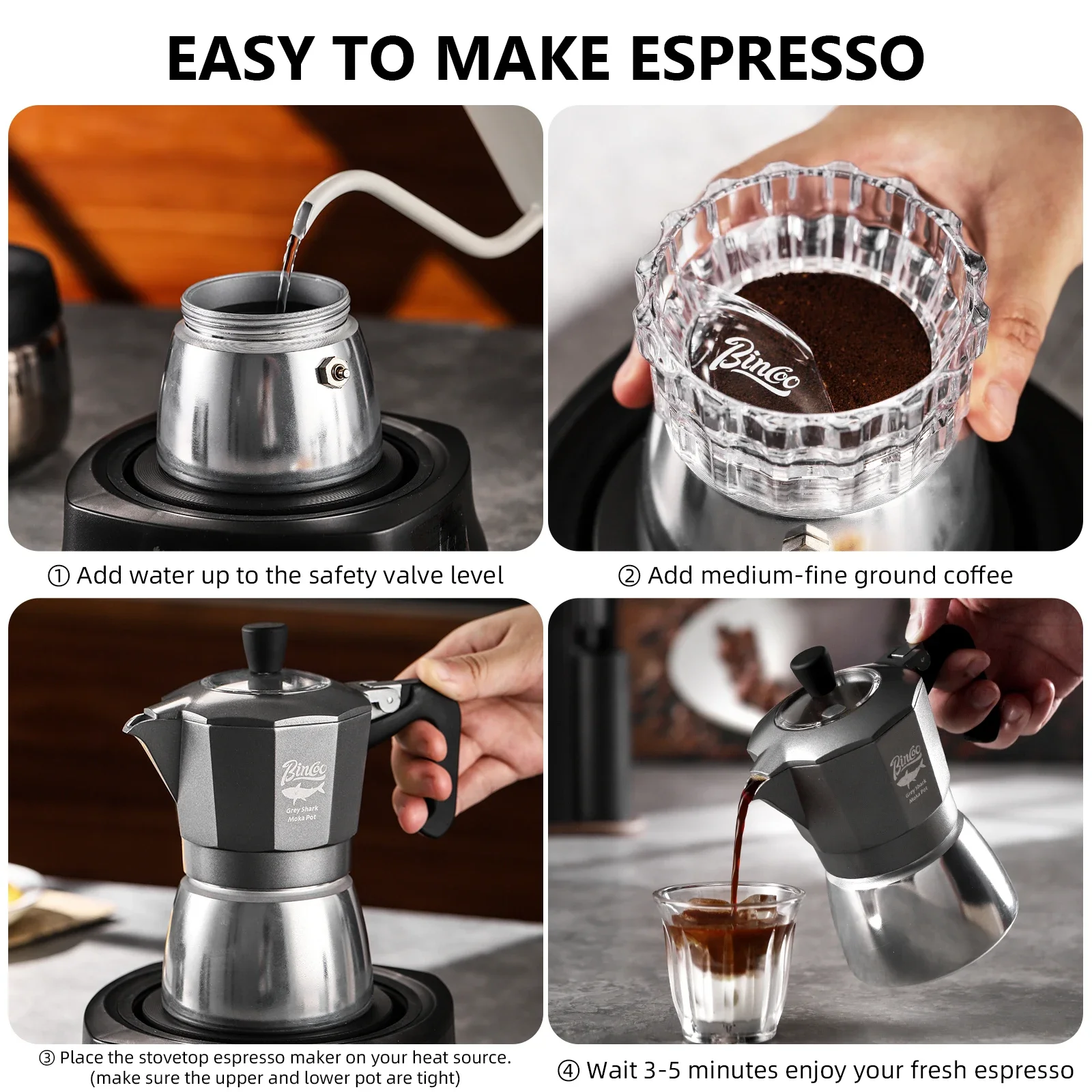 Bincoo 2 Cangkir Double Valve  - Coffee Equipment For Camping ulasan dan harga