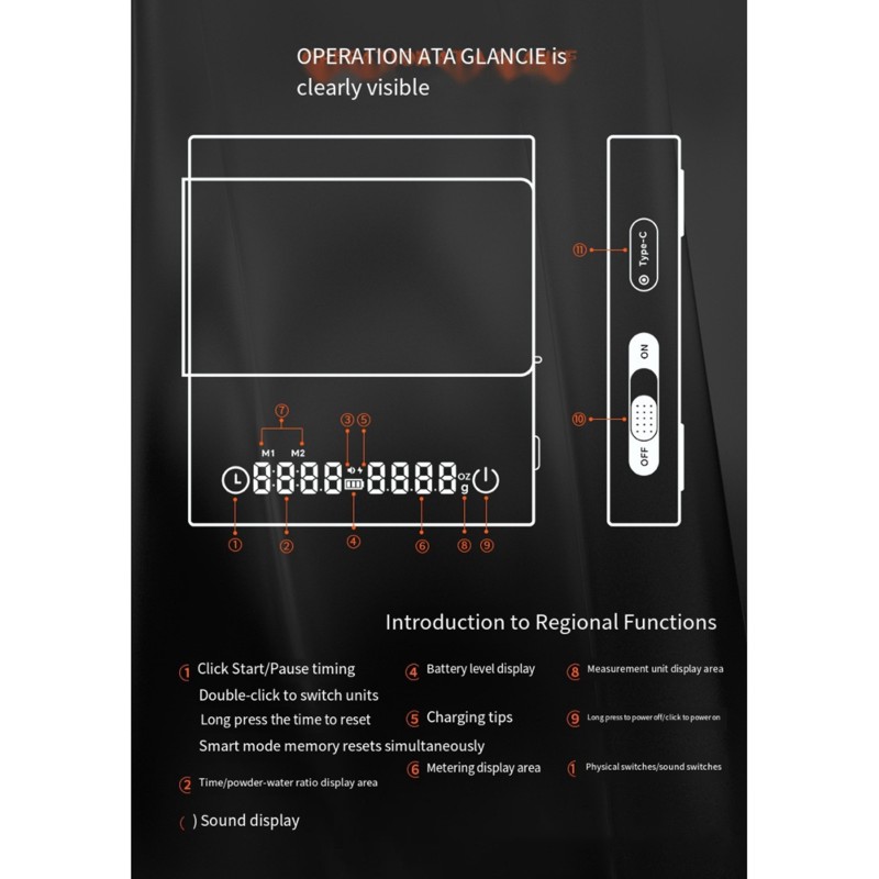ABMR-Timbangan Kopi Presisi 0. - Scale Drip Timer ulasan dan harga
