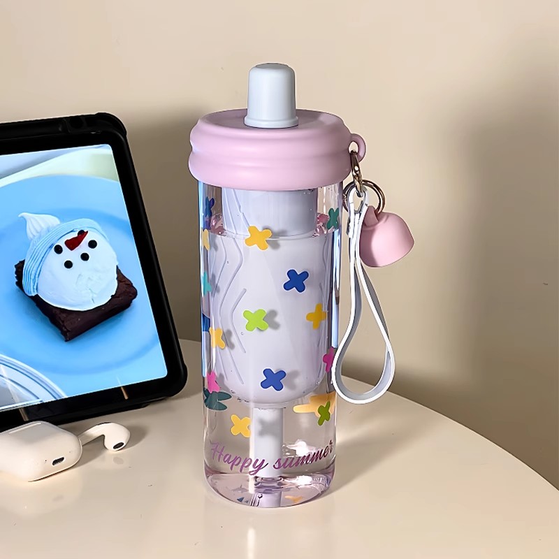 Botol air hati lucu 650ml, den - Coffee Equipment Filter ulasan dan harga