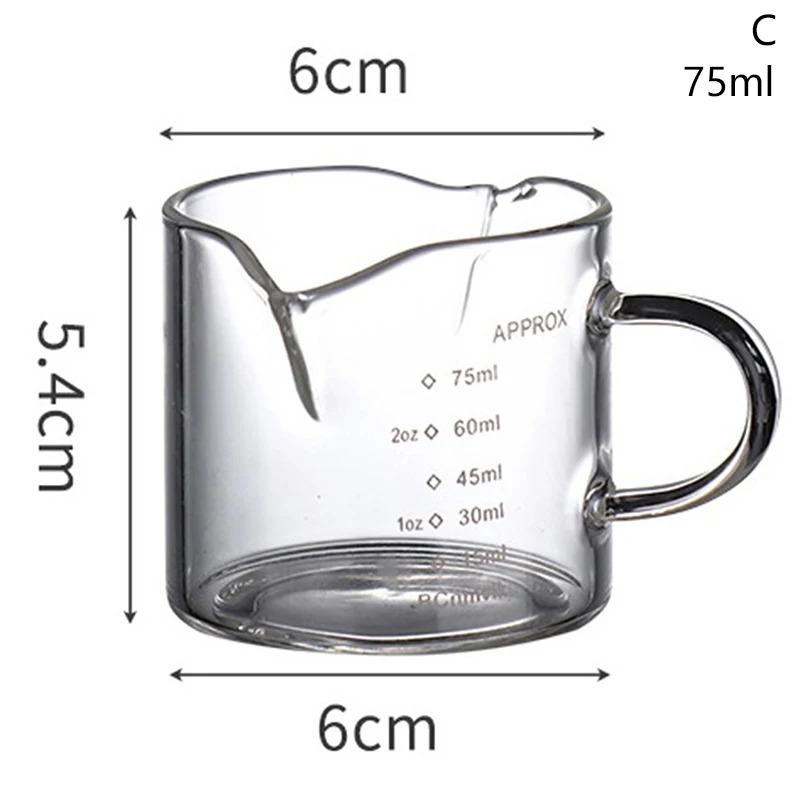 1/2pcs Cangkir Espresso 4oz Ge - Espresso Shot Glass ulasan dan harga