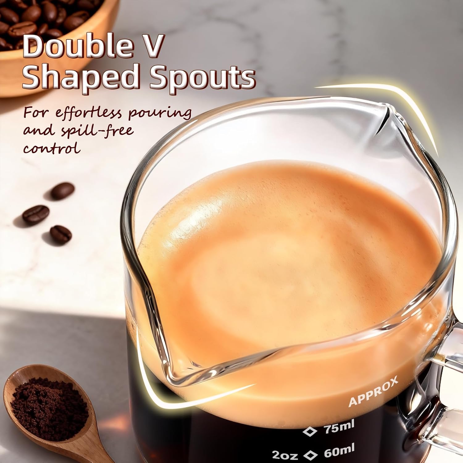 1/2pcs Cangkir Espresso 4oz Ge - Espresso Shot Glass ulasan dan harga