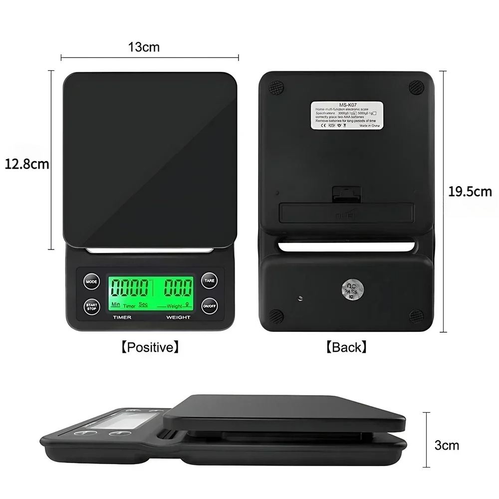 Alat Dapur Timbangan Kopi deng - Scale Drip Timer ulasan dan harga