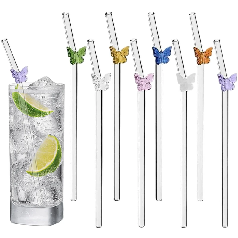 4 Buah Sedotan Kaca Pita Canti - Espresso Shot Glass ulasan dan harga
