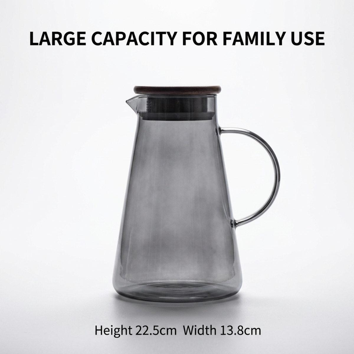 Teko Kaca Tahan Panas dengan T - Bean Hopper Lid ulasan dan harga