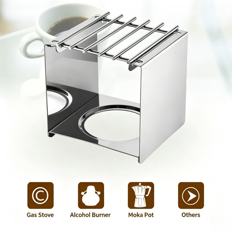 Penyangga Kompor Kopi Persegi  - Coffee Equipment For Camping ulasan dan harga