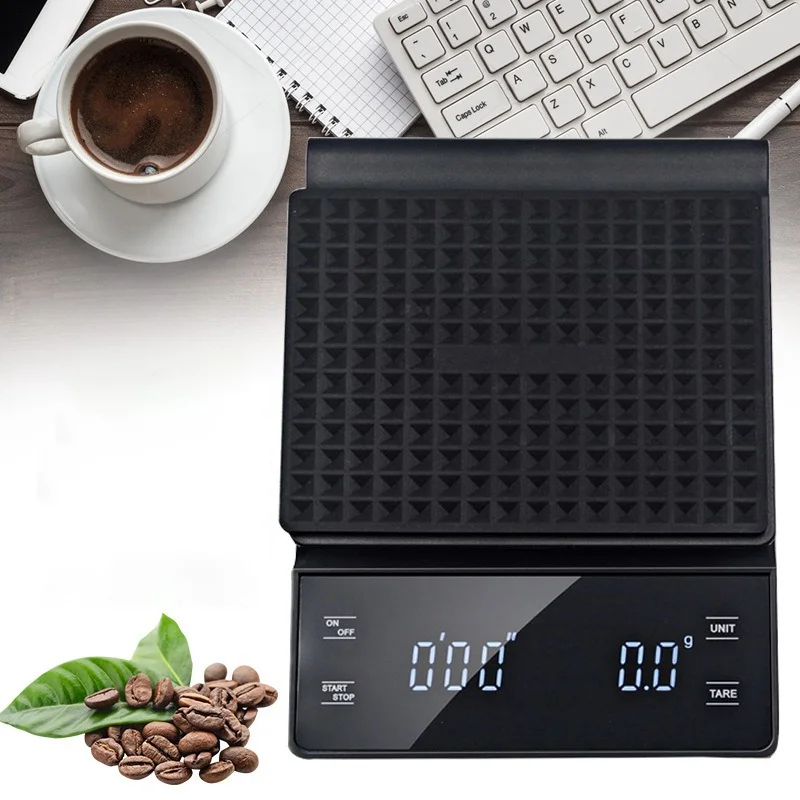 Timbangan Kopi 3kg/0.1g dengan - Scale Drip Timer ulasan dan harga
