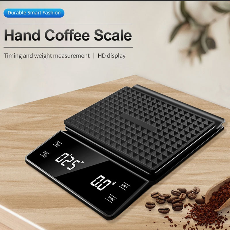 Alat Dapur Timbangan Kopi deng - Scale Drip Timer ulasan dan harga